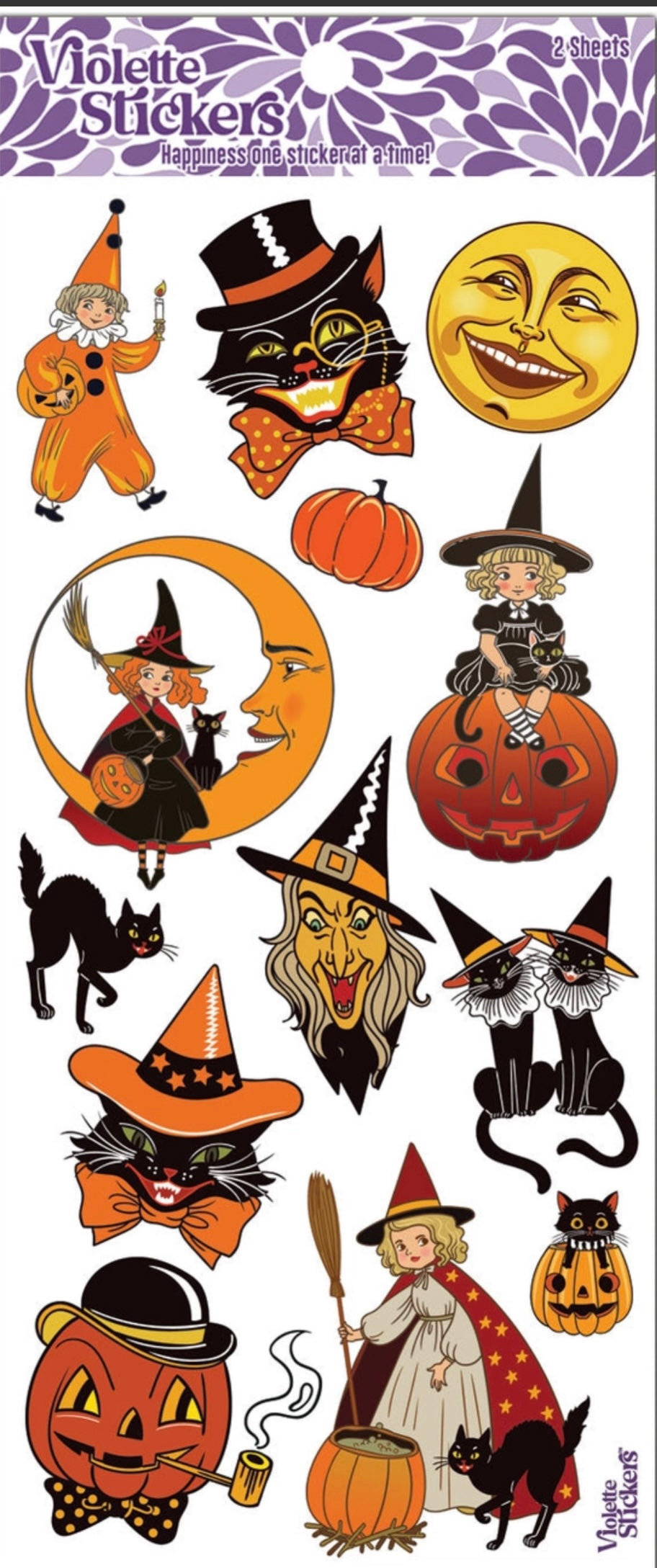 Vintage Halloween Stickers-Best Seller