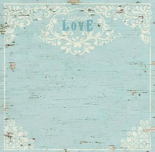 Love 12x12 Single Side Scrapbook Paper