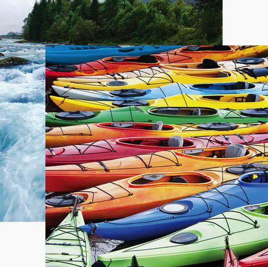 Kayaks 12x12 Double Sided Scrapbook Paper-Best Seller