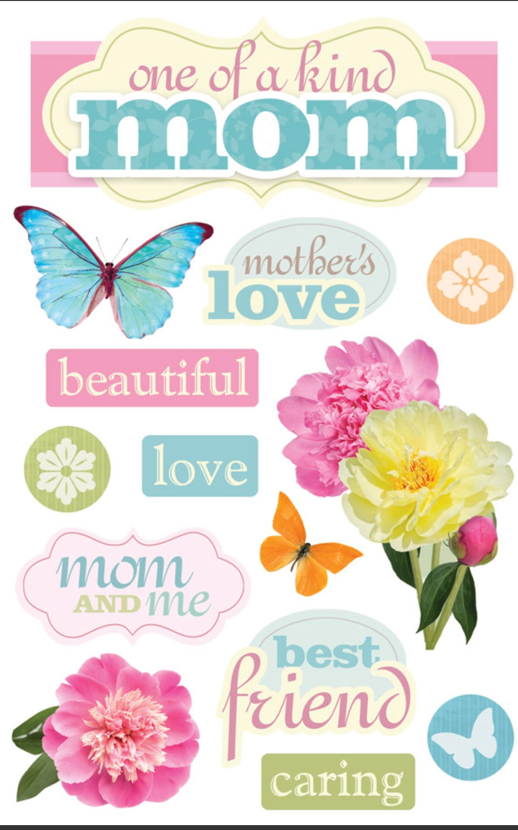 Mom Dimensional Stickers