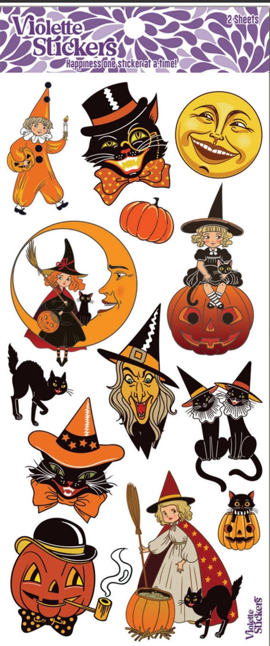 Vintage Halloween Stickers-Best Seller