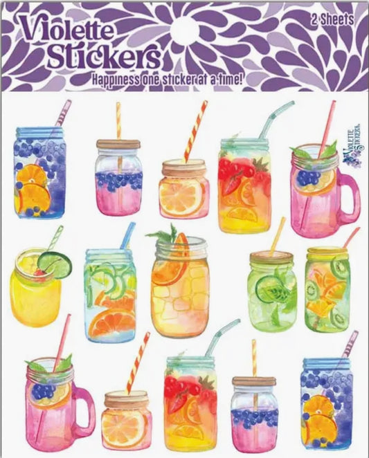 Tropical Drink Stickers