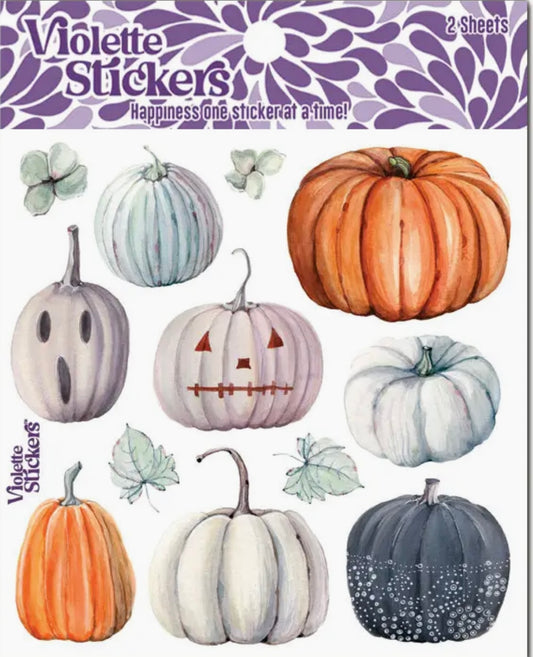 Ghost Pumpkin Stickers