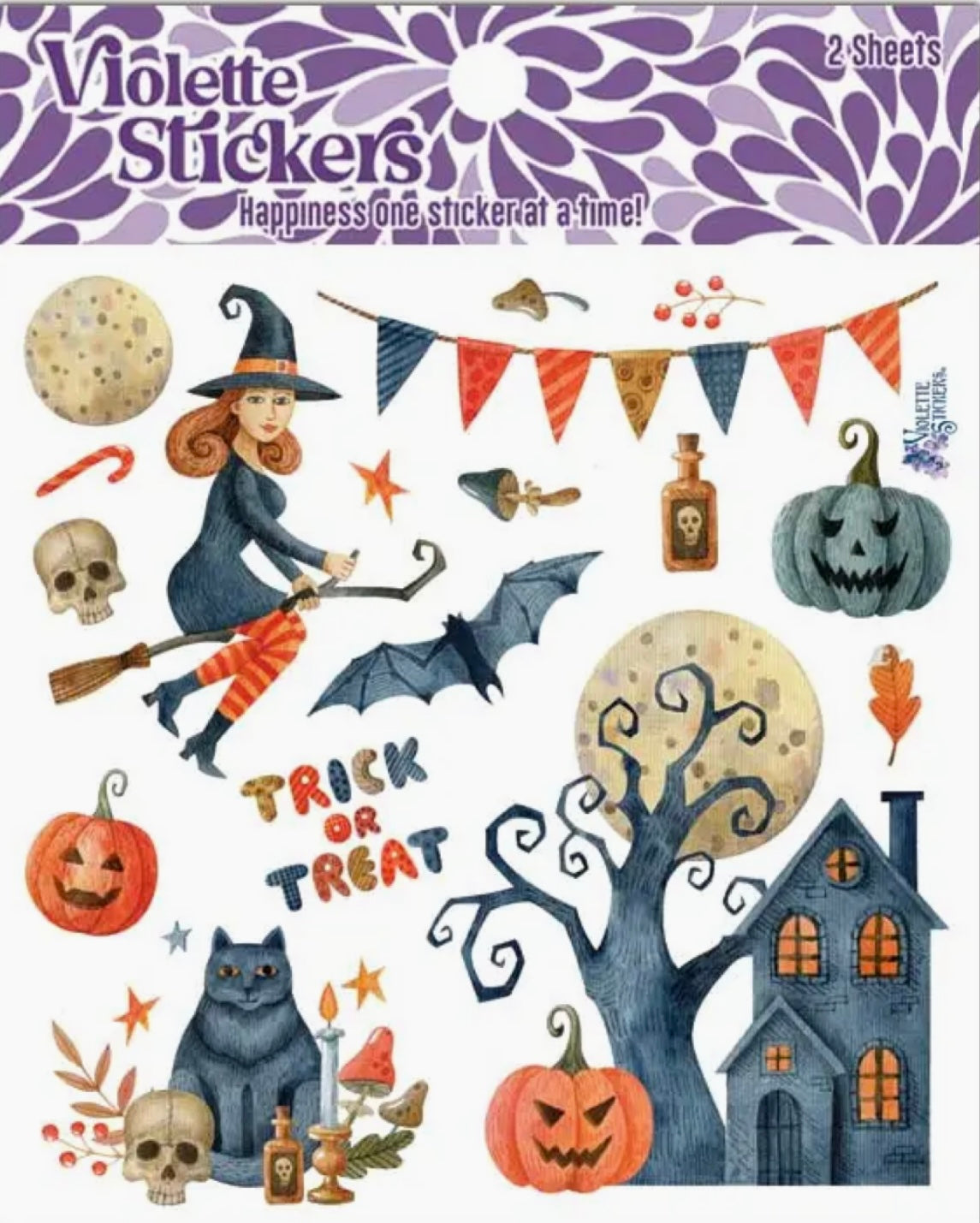 Haunted House Stickers