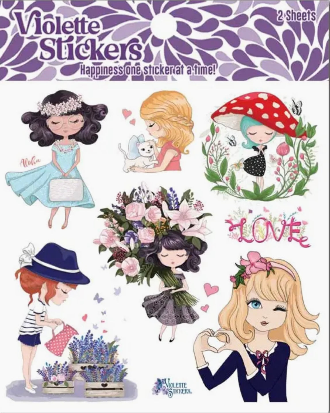 Girly Girl Stickers